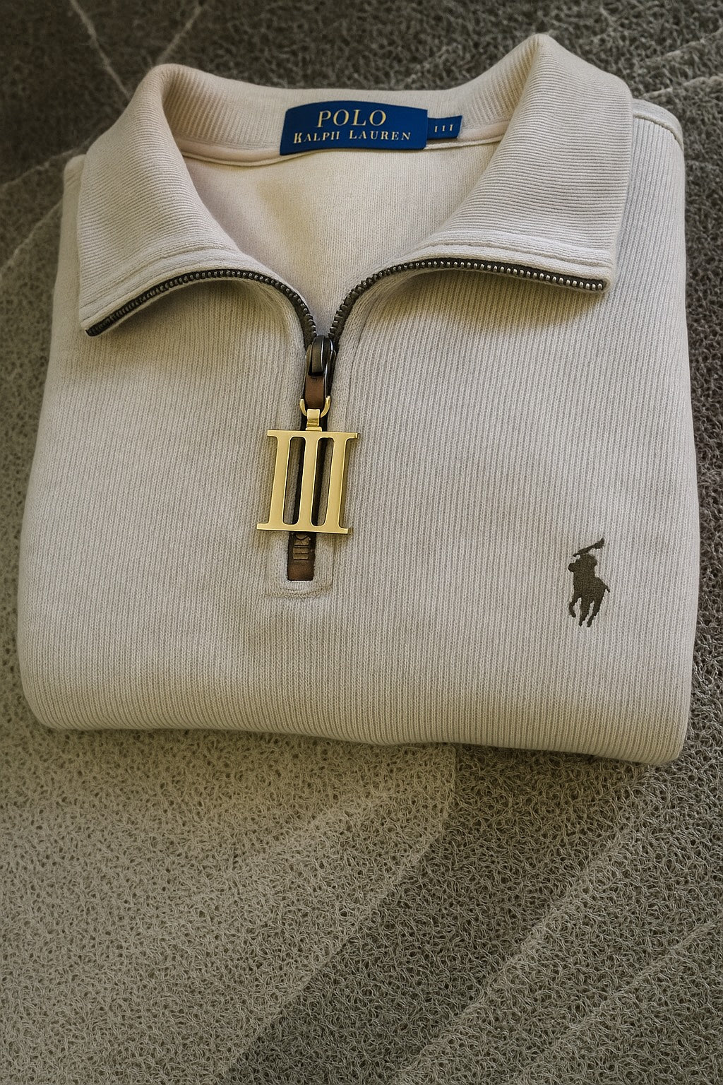 III — Roman Numeral Pendant